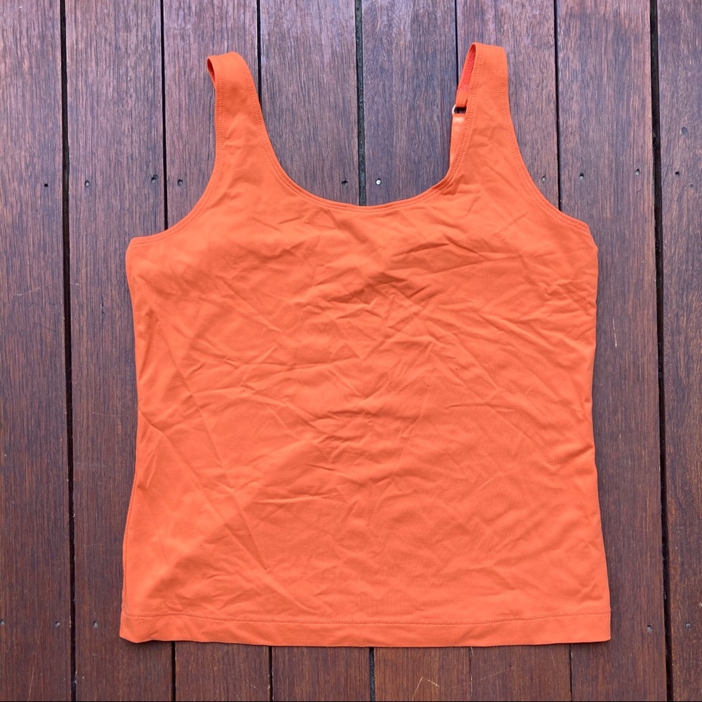 Chico's Stretchy Orange Tank Top